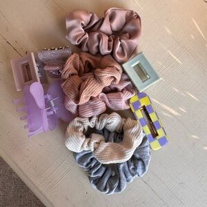 Multiples Kids Hair Accessories in Pink, Purple, and Gray